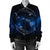 Hawaiian Map Galaxy Zodiac Dolphin White Polynesian Bomber Jacket - AH - Polynesian Pride