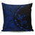 Hawaiian Map Gecko Tattoo Kakau Polynesian Pillow Covers Blue AH Pillow Covers Black - Polynesian Pride