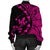 Hawaiian Map Gecko Tattoo Kakau Polynesian Bomber Jacket Pink AH - Polynesian Pride