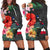 Hawaiian Map Hawaii Flag Hibiscus Polynesian Hoodie Dress AH Black - Polynesian Pride