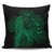 Hawaiian Map Heart Hula Girl Hibiscus Green Polynesian Pillow Covers - AH Pillow Covers Black - Polynesian Pride