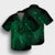 Hawaiian Map Heart Hula Girl Hibiscus Green Polynesian Hawaiian Shirt - AH - Polynesian Pride