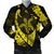 Hawaiian Map Hibiscus Turtle Fish Hook Polynesian Bomber Jacket Yellow - AH Black Unisex - Polynesian Pride