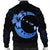 Hawaiian Map Hibiscus Turtle Polynesian Moon Bomber Jacket Blue - AH - Polynesian Pride