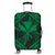 Hawaiian Map Kanaka Hibiscus Green Polynesian Luggage Covers - AH Black - Polynesian Pride