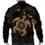 Hawaiian Map Kanaka Hibiscus Turtle Gold Polynesian Bomber Jacket - AH - Polynesian Pride