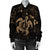 Hawaiian Map Kanaka Hibiscus Turtle Gold Polynesian Bomber Jacket - AH - Polynesian Pride