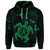 Custom Hawaiian Map Kanaka Hibiscus Turtle Green Polynesian Hoodie - Polynesian Pride