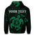 Custom Hawaiian Map Kanaka Hibiscus Turtle Green Polynesian Hoodie - Polynesian Pride