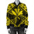 Hawaiian Map Kanaka Hibiscus Yellow Polynesian Bomber Jacket - AH - Polynesian Pride