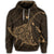 Hawaiian Map Kanaka Manta Ray Polynesian Hoodie Gold - Polynesian Pride