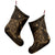 Hawaiian Map Kanaka Manta Ray Polynesian Christmas Stocking Gold - AH - Polynesian Pride