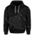 Hawaiian Map Kanaka Manta Ray Polynesian Hoodie Gray - Polynesian Pride