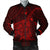 Hawaiian Map Kanaka Manta Ray Polynesian Bomber Jacket Red - AH Black Unisex - Polynesian Pride