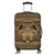 Hawaiian Map Madame Pele Kanaka Plumeria Polynesian Luggage Covers Gold AH Black - Polynesian Pride