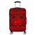 Hawaiian Map Madame Pele Kanaka Plumeria Polynesian Luggage Covers Red AH Black - Polynesian Pride