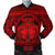 Hawaiian Map Madame Pele Kanaka Plumeria Polynesian Bomber Jacket Red AH Black Unisex - Polynesian Pride