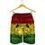 Hawaiian Map Madame Pele Kanaka Plumeria Polynesian Men's Shorts Reggae AH - Polynesian Pride