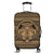 Hawaiian Map Madame Pele Mauna Kea Plumeria Polynesian Luggage Covers Gold AH Black - Polynesian Pride