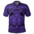 Hawaiian Map Madame Pele Mauna Kea Plumeria Polynesian Polo Shirt Purple - Polynesian Pride