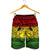 Hawaiian Map Madame Pele Mauna Kea Plumeria Polynesian Men's Shorts Reggae AH - Polynesian Pride