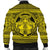 Hawaiian Map Madame Pele Mauna Kea Plumeria Polynesian Bomber Jacket Yellow AH - Polynesian Pride