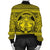 Hawaiian Map Madame Pele Mauna Kea Plumeria Polynesian Bomber Jacket Yellow AH - Polynesian Pride