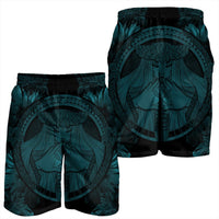Hawaiian Map Madame Pele Polynesian Men's Shorts Blue AH - Polynesian Pride