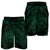 Hawaiian Map Madame Pele Polynesian Men's Shorts Green AH - Polynesian Pride