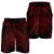 Hawaiian Map Madame Pele Polynesian Men's Shorts Red AH - Polynesian Pride
