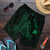 Hawaiian Map Manta Ray Green Polynesian Men's Shorts - AH Art - Polynesian Pride