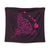 Hawaiian Map Manta Ray Pink Polynesian Tapestry - AH Wall Tapestry Black - Polynesian Pride