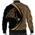 Hawaiian Map Manta Ray Polynesian Bomber Jacket - Gold - AH - Polynesian Pride