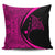 Hawaiian Map Manta Ray Polynesian Pillow Covers - Pink - AH Pillow Covers Black - Polynesian Pride