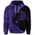 Hawaiian Map Manta Ray Polynesian Hoodie Purple Circle Style - Polynesian Pride