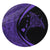 Hawaiian Map Manta Ray Polynesian Round Carpet - Purple - Circle Style - AH Round Carpet Luxurious Plush - Polynesian Pride