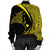 Hawaiian Map Manta Ray Polynesian Bomber Jacket - Yellow - Circle Style - AH - Polynesian Pride