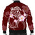 Hawaiian Map Plumeria Turtle Swim Polynesian Bomber Jacket - AH - Polynesian Pride