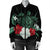 Hawaiian Map Turtle Hibiscus Polynesian Bomber Jacket - AH - Polynesian Pride