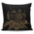 Hawaiian Map Turtle Hibiscus Polynesian Pillow Covers - Gold - AH Pillow Covers Black - Polynesian Pride