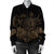 Hawaiian Map Turtle Hibiscus Polynesian Bomber Jacket - Gold - AH - Polynesian Pride