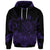 Custom Hawaiian Map Turtle Hibiscus Polynesian Hoodie Purple - Polynesian Pride