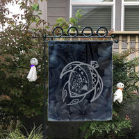 Hawaiian Map Turtle Kanaka Hibiscus Polynesian Flag - Gray - AH - Polynesian Pride