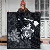 Hawaiian Map Turtle Plumeria Hibiscus Fish Hook Polynesian Premium Quilts - AH - Polynesian Pride