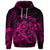 Custom Hawaiian Map Turtle Tattoo Hibiscus Plumeria Polynesian Hoodie Pink - Polynesian Pride