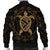 Hawaiian Map Turtle Wave Polynesian Bomber Jacket Gold - AH - Polynesian Pride