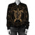 Hawaiian Map Turtle Wave Polynesian Bomber Jacket Gold - AH - Polynesian Pride