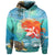 Custom Hawaiian Mermaid Turtle Dolphin Polynesian Hoodie - Polynesian Pride