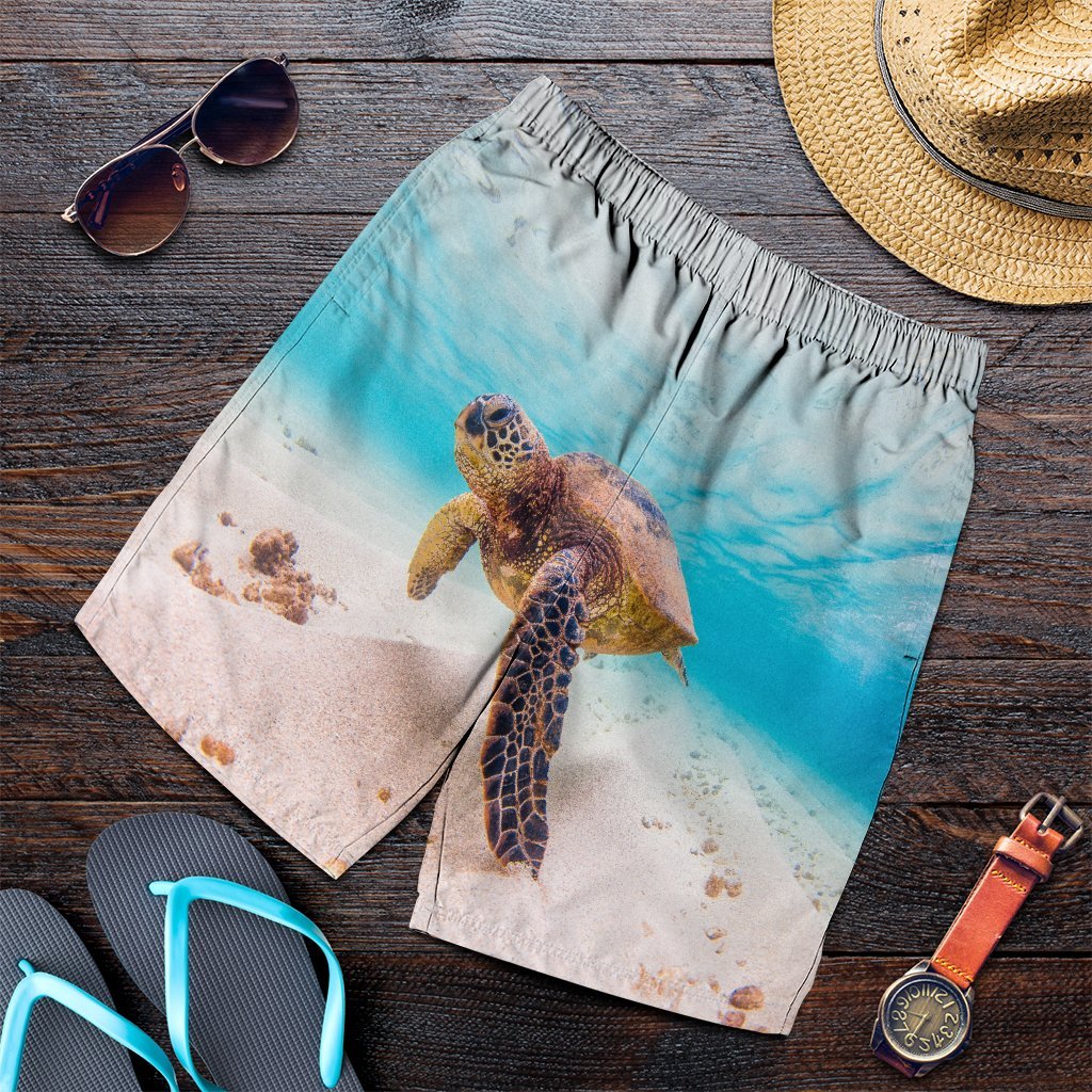 Hawaiian Ocean Picture Men's Shorts - AH Art - Polynesian Pride