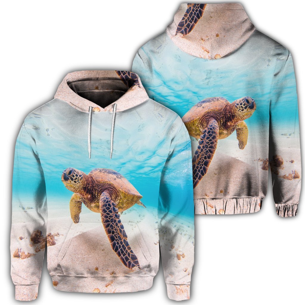 Hawaiian Ocean Picture Hoodie Unisex Art - Polynesian Pride